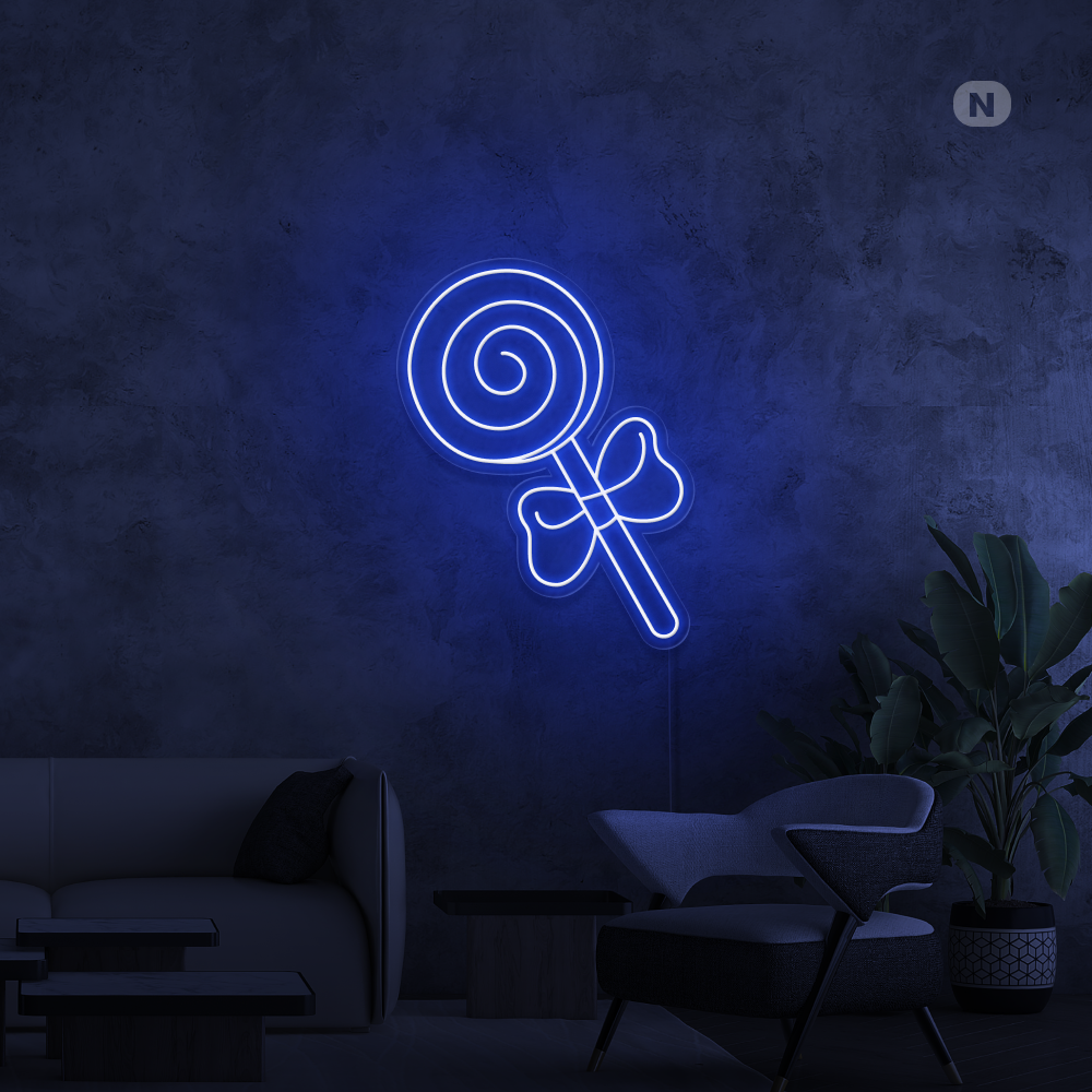 Neonskilt Slikkepind