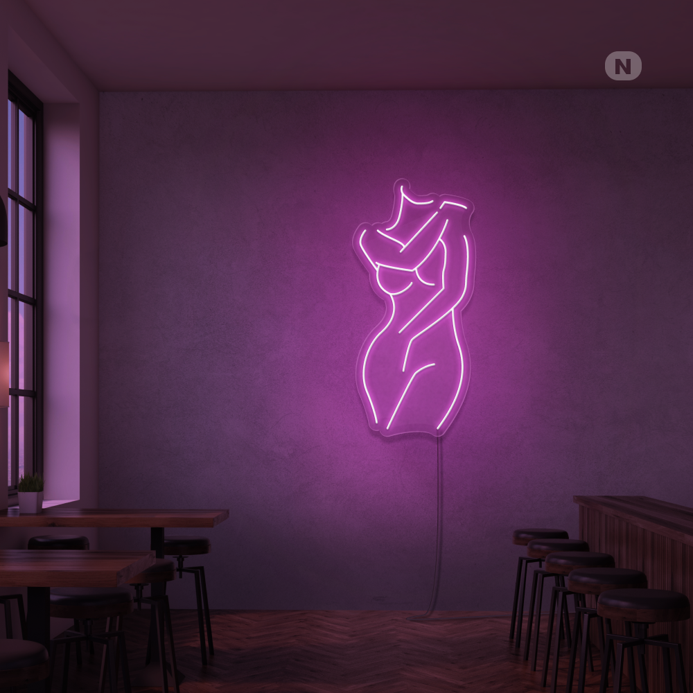 Neonskilt Sexet pige