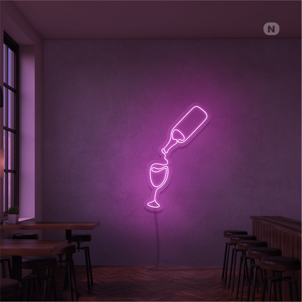 Neonskilt Vinelsker