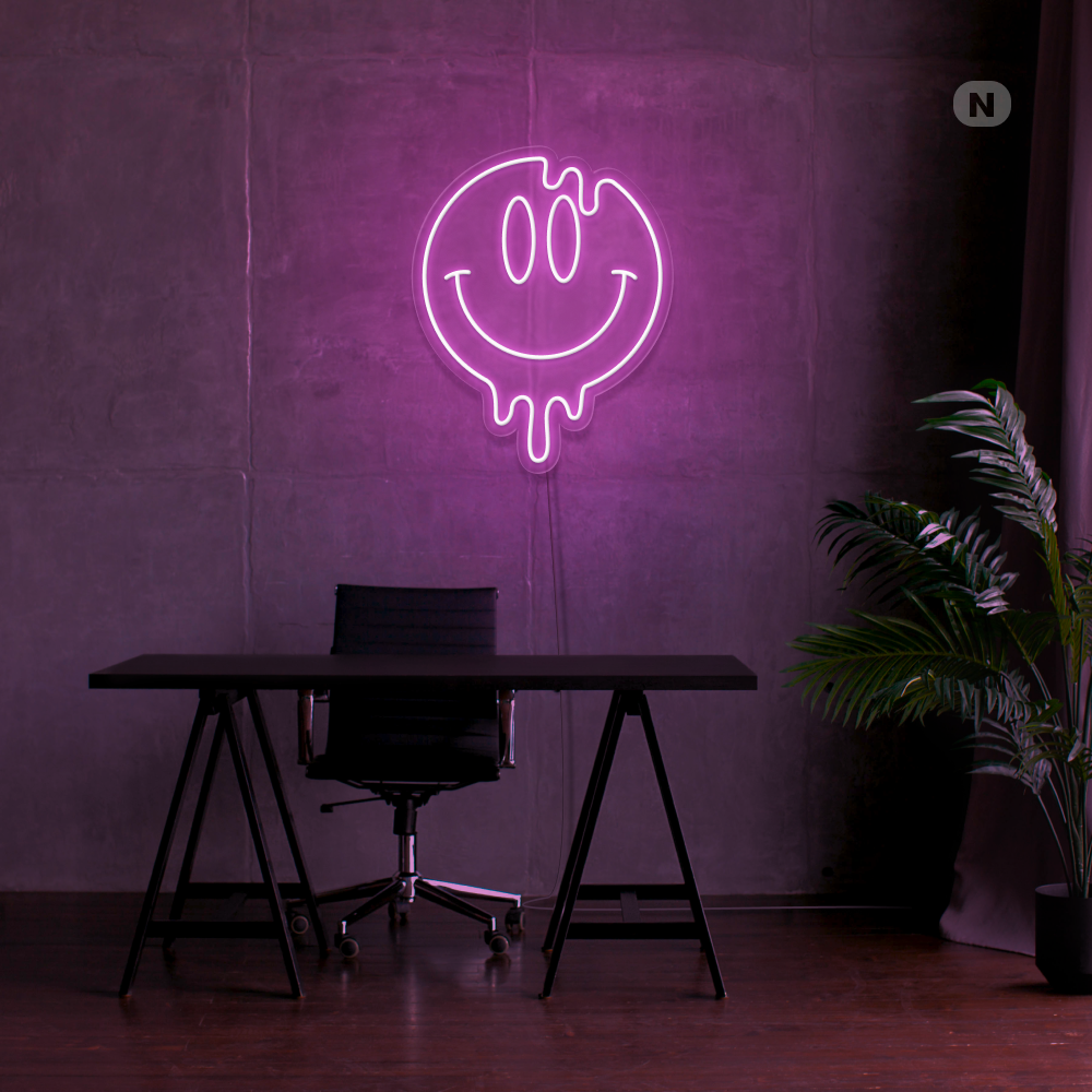 Neonskilt Smiley