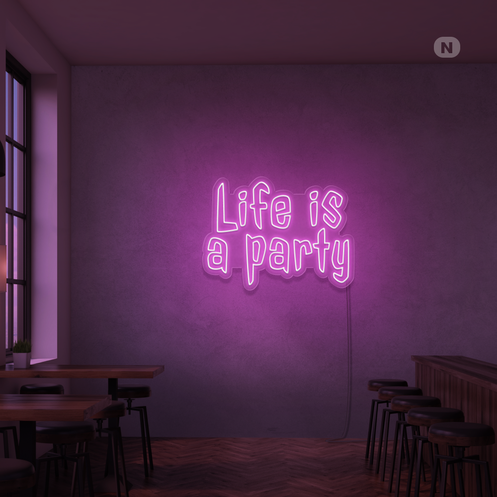 Neon Verlichting Life is a Party