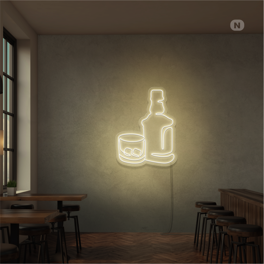 Neonskilt Whisky