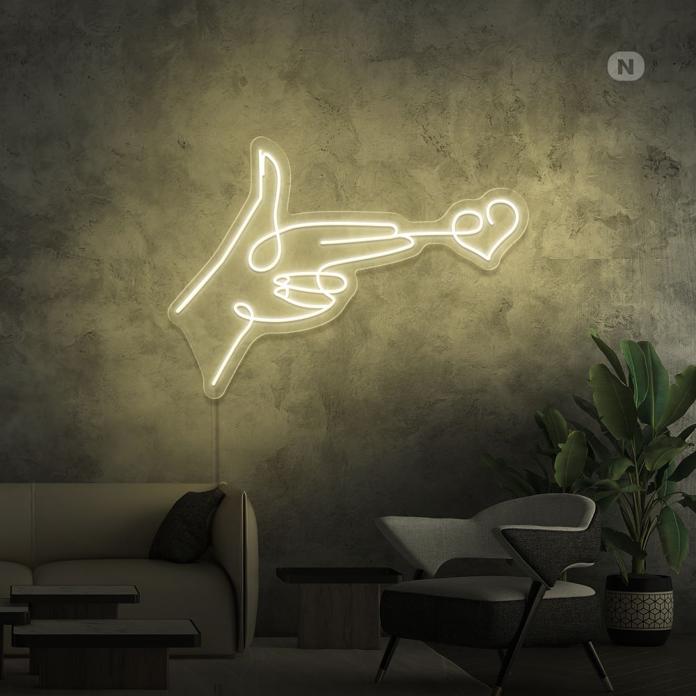 Neonskilt Lovestarget