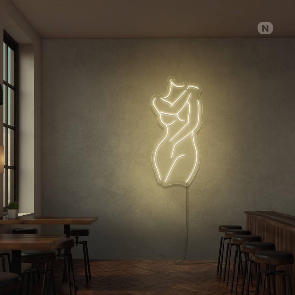 Neonskilt Sexet pige