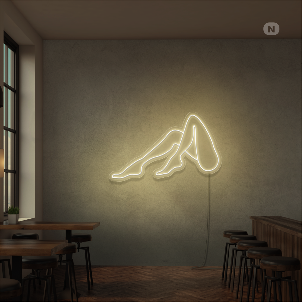 Neonskilt Kvinders ben