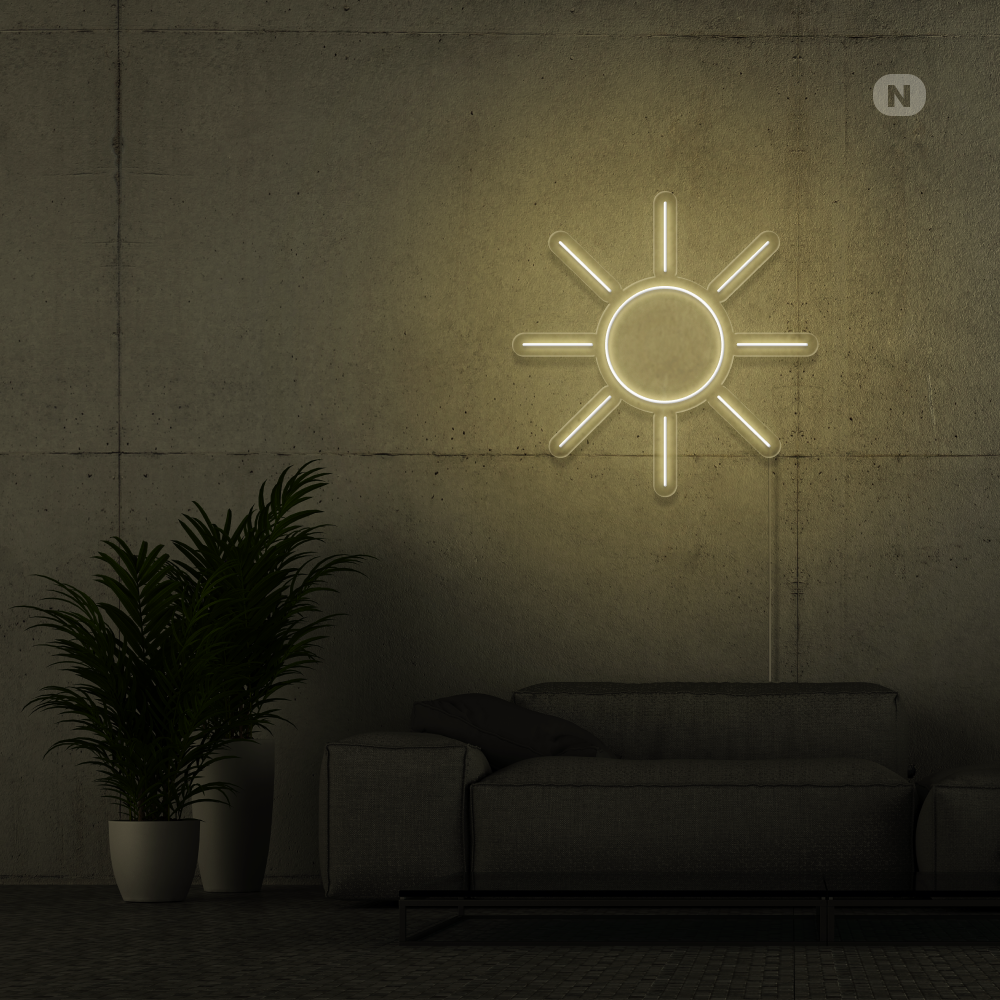 Neonskilt Solen