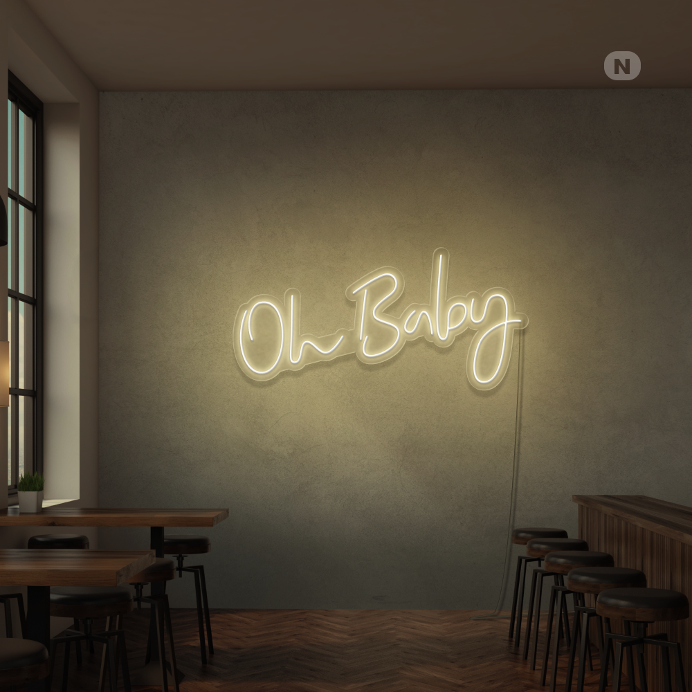 Neonskilt Oh Baby