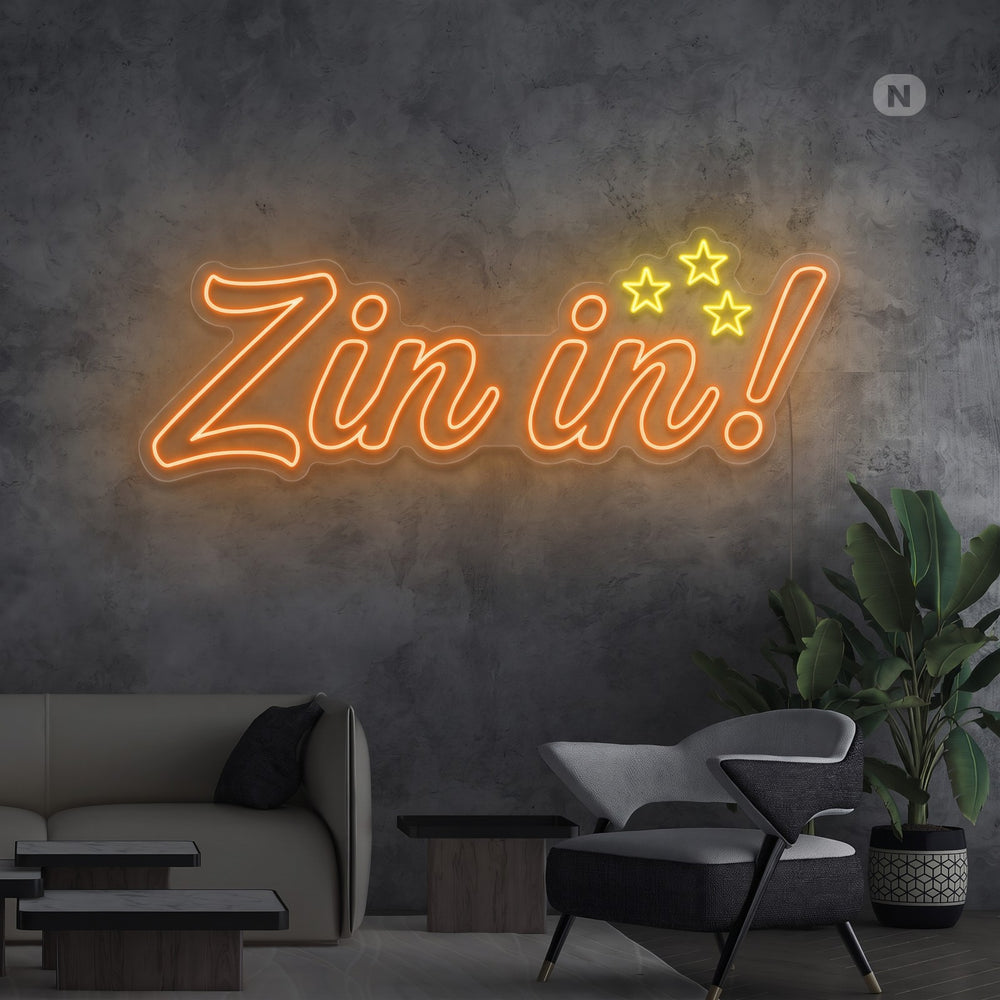 Zin in!