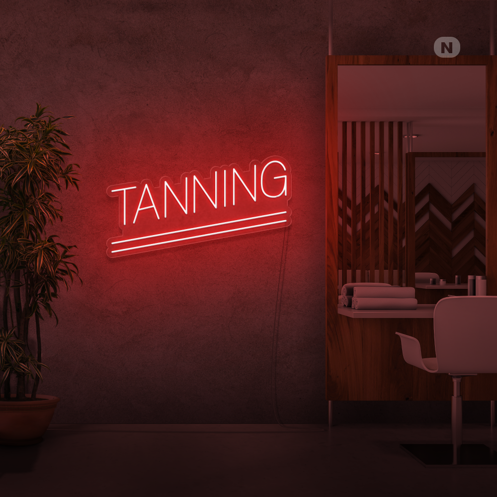 Neonskilt Tanning