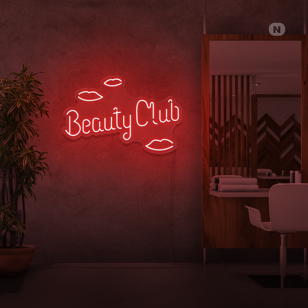 Neonskilt Beauty Club