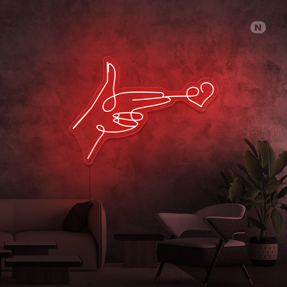 Neonskilt Lovestarget