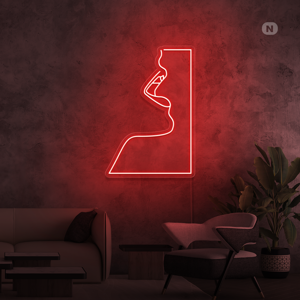 Neonskilt Forførelse