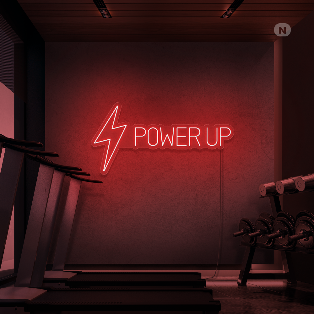 Neonskilt Power Up