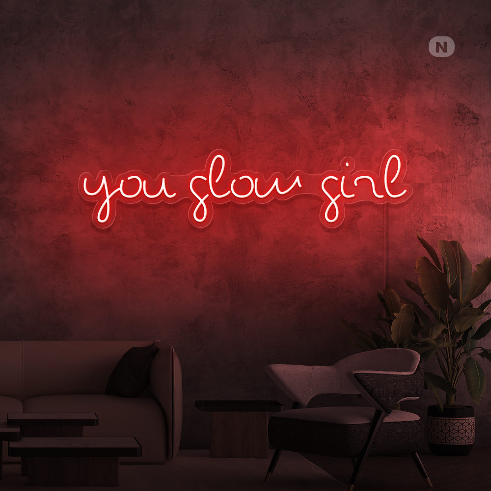 Neonskilt You Glow Girl