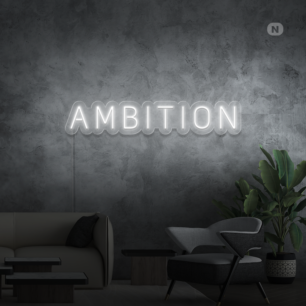 Neonskilt Ambition