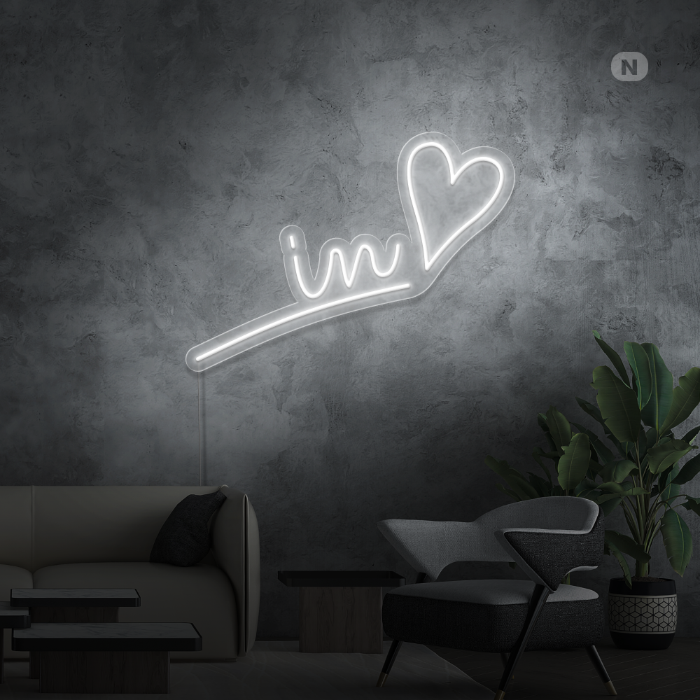 Neonskilt Forelsket