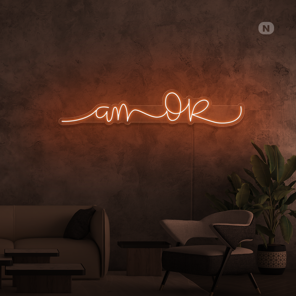 Neonskilt Kærlighed 2