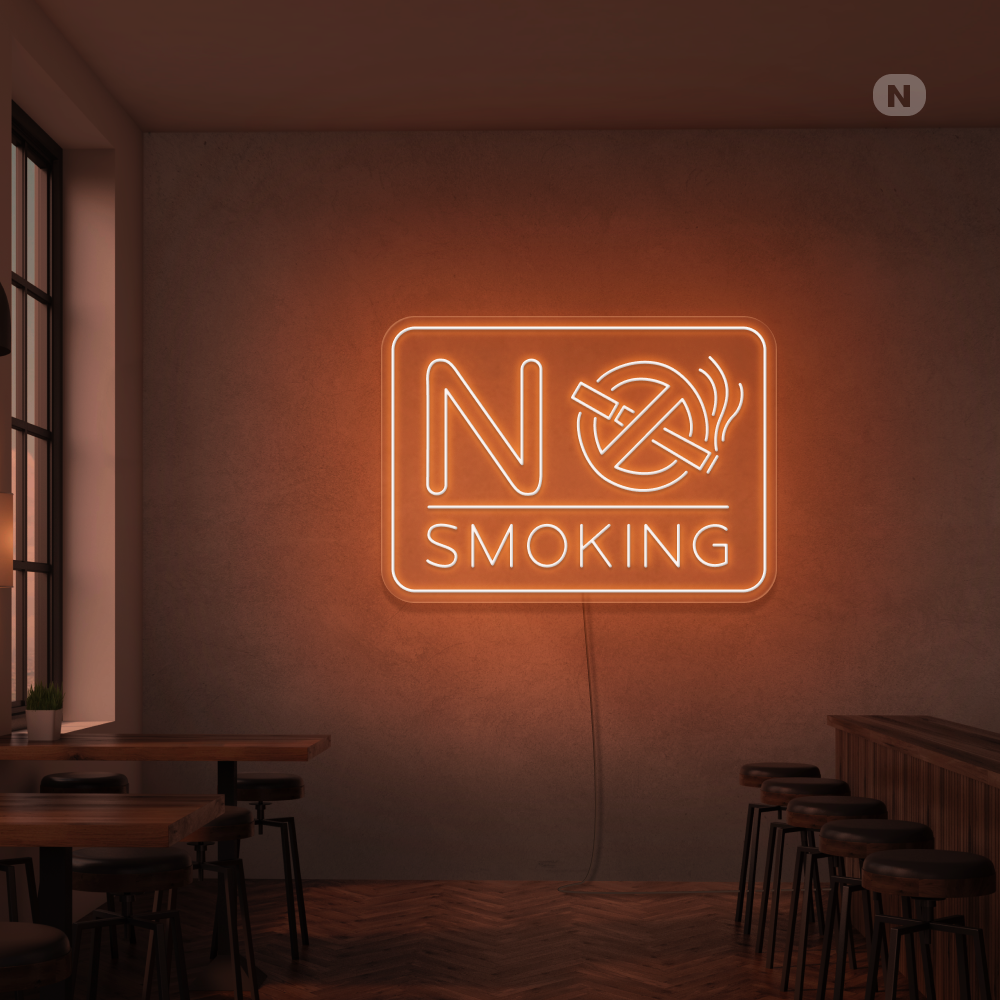 Neonskilt No Smoking