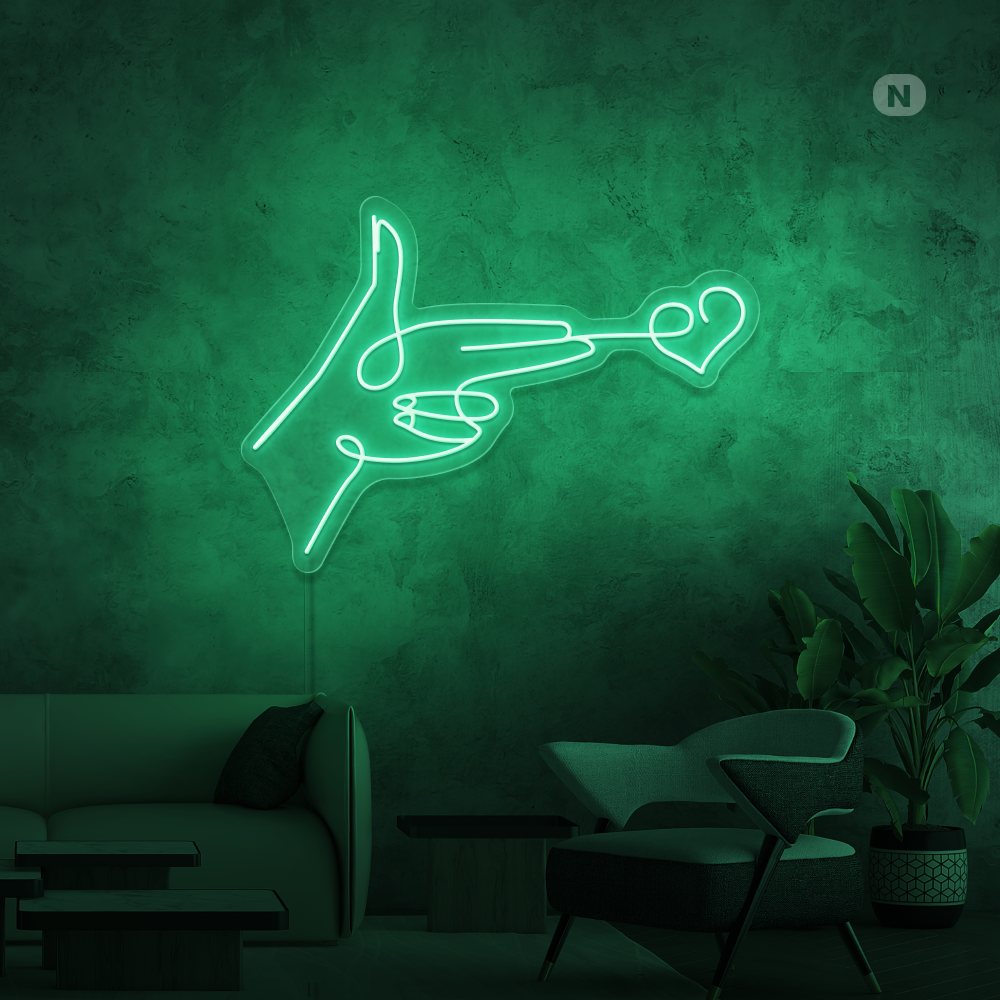 Neonskilt Lovestarget