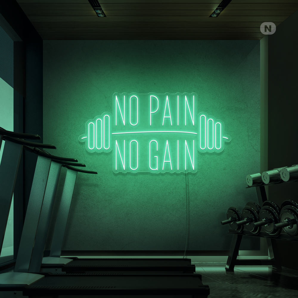 Neonskilt No Pain No Gain
