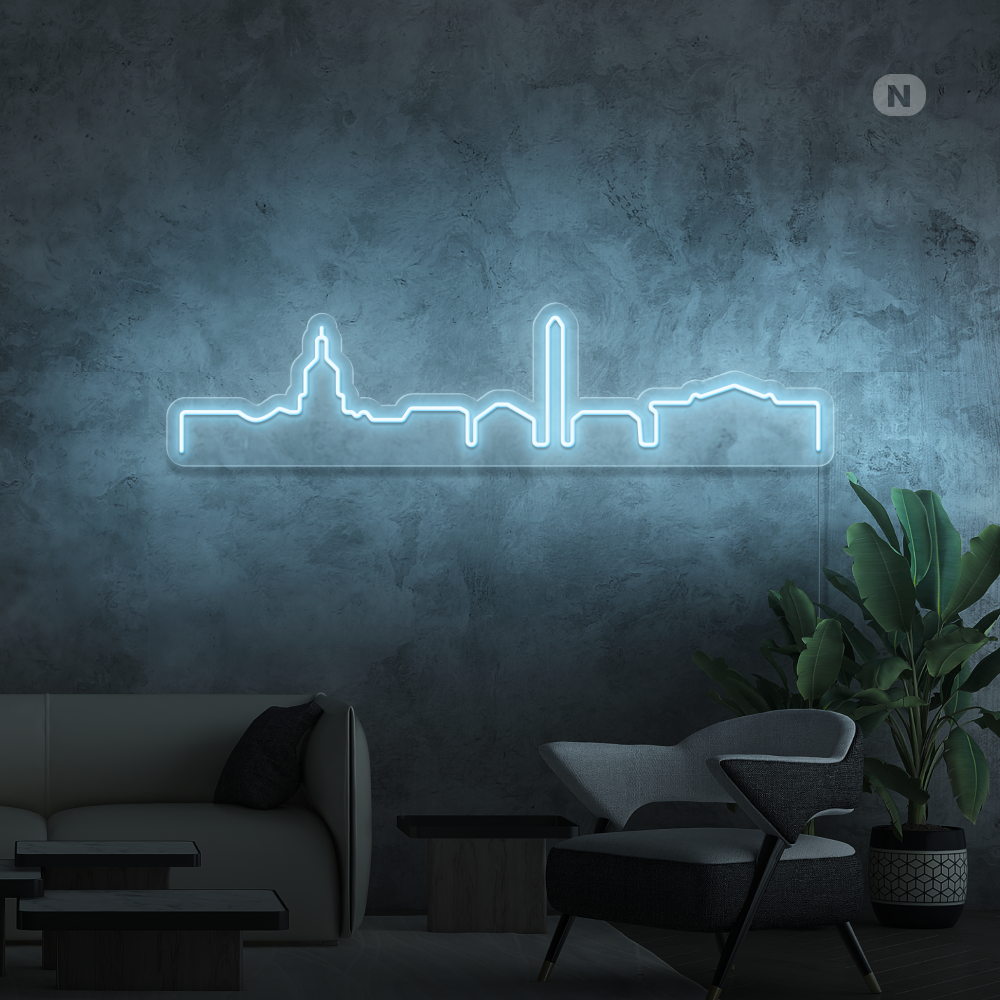 Neonskilt Skyline