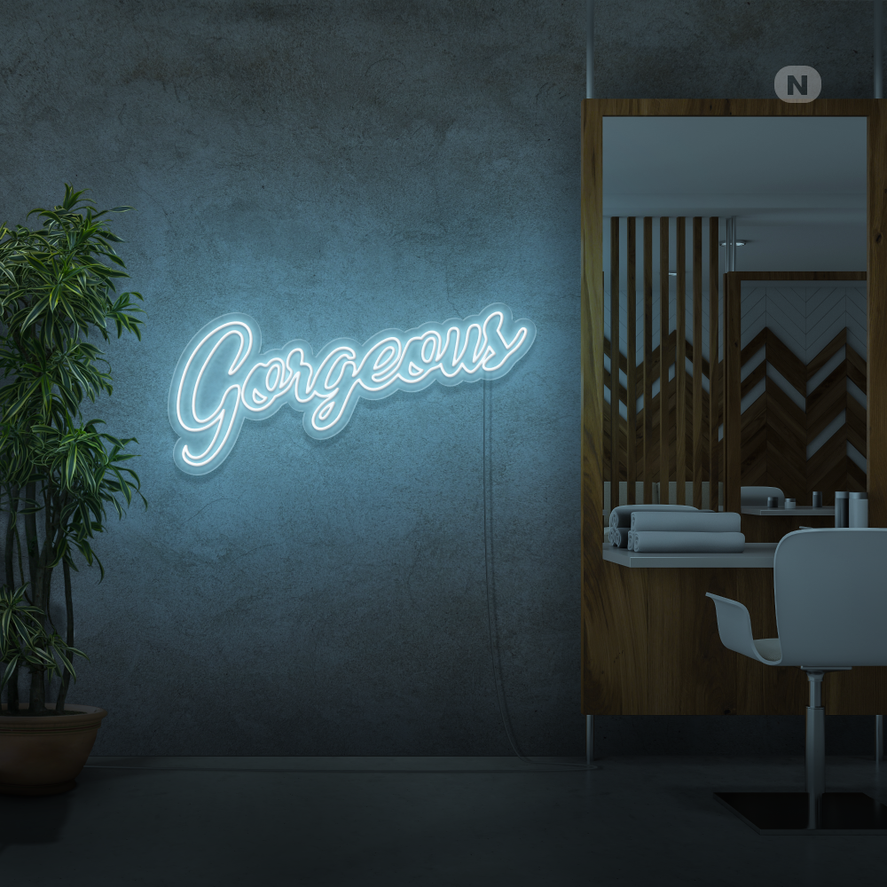 Neonskilt Gorgeous