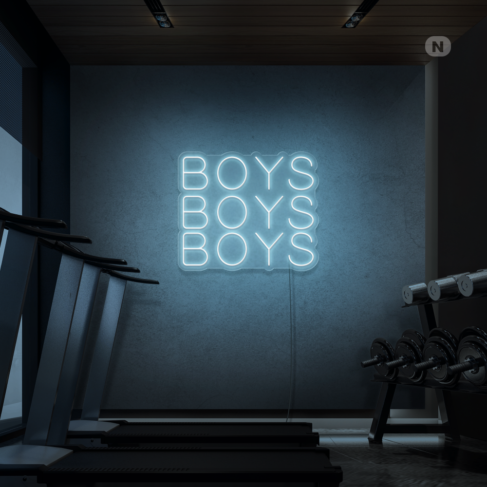 Neonskilt Boys Boys Boys