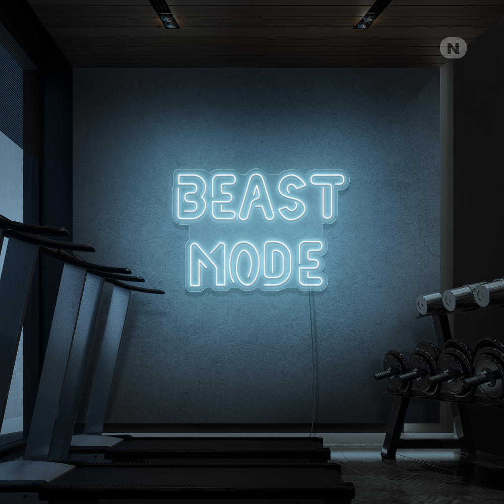 Neonskilt Beast Mode
