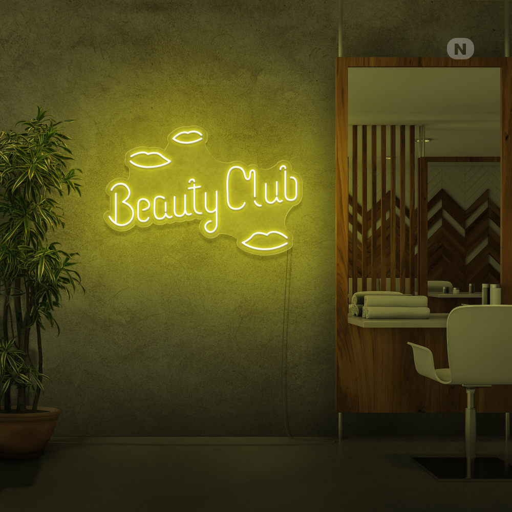 Neonskilt Beauty Club