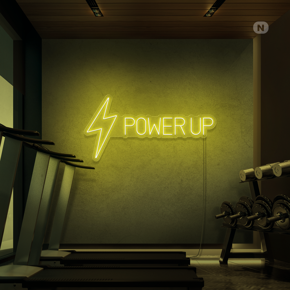 Neonskilt Power Up