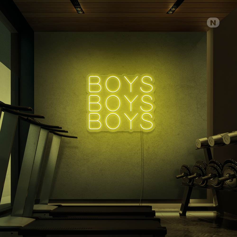 Neonskilt Boys Boys Boys