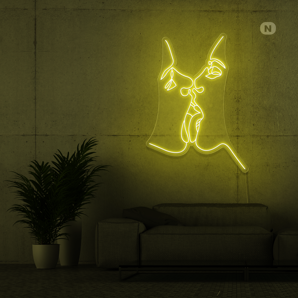 Neonskilt Del kærligheden