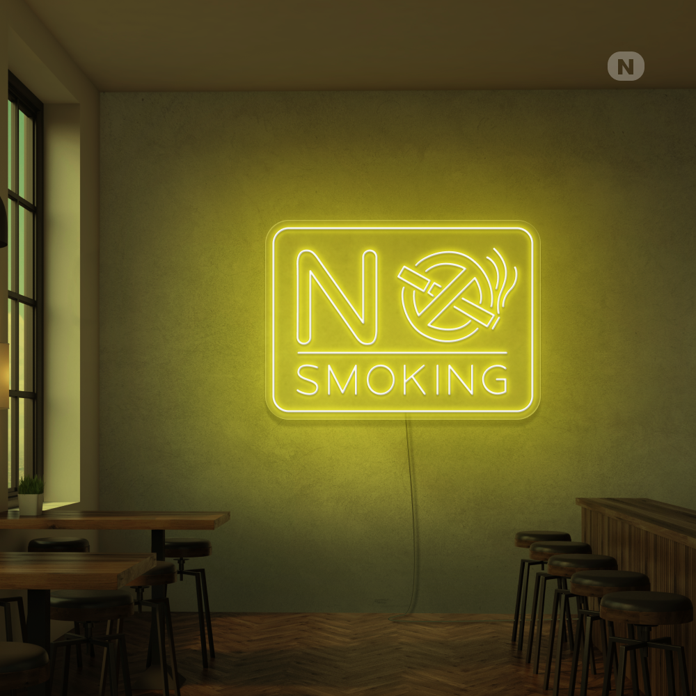 Neonskilt No Smoking