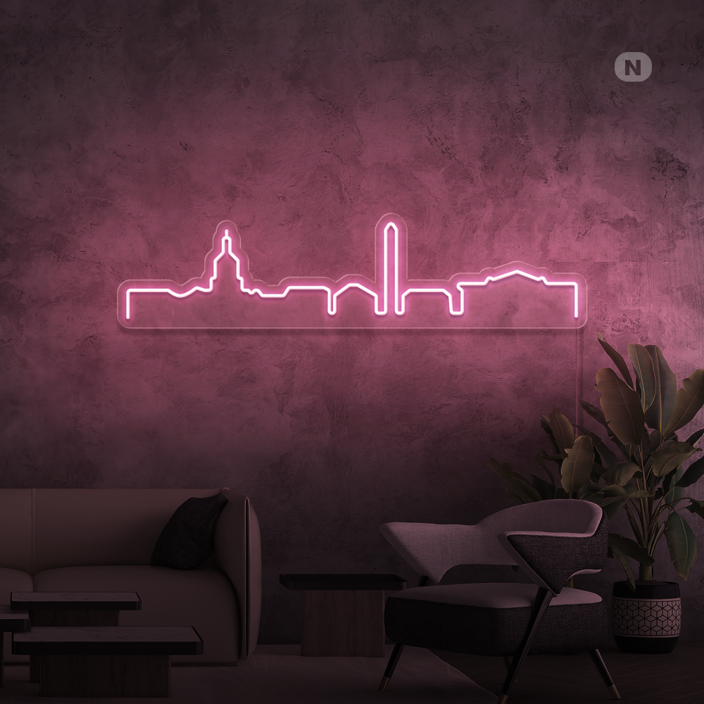 Neonskilt Skyline