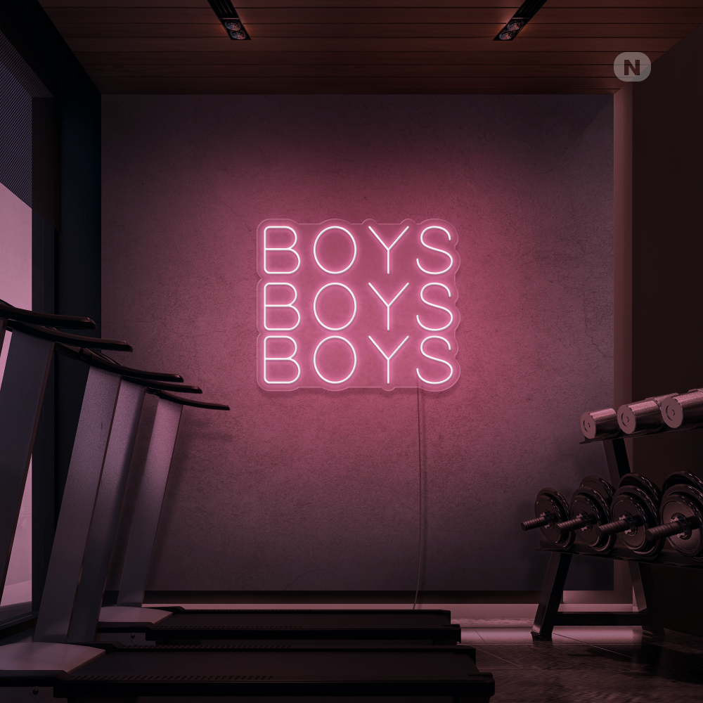 Neonskilt Boys Boys Boys