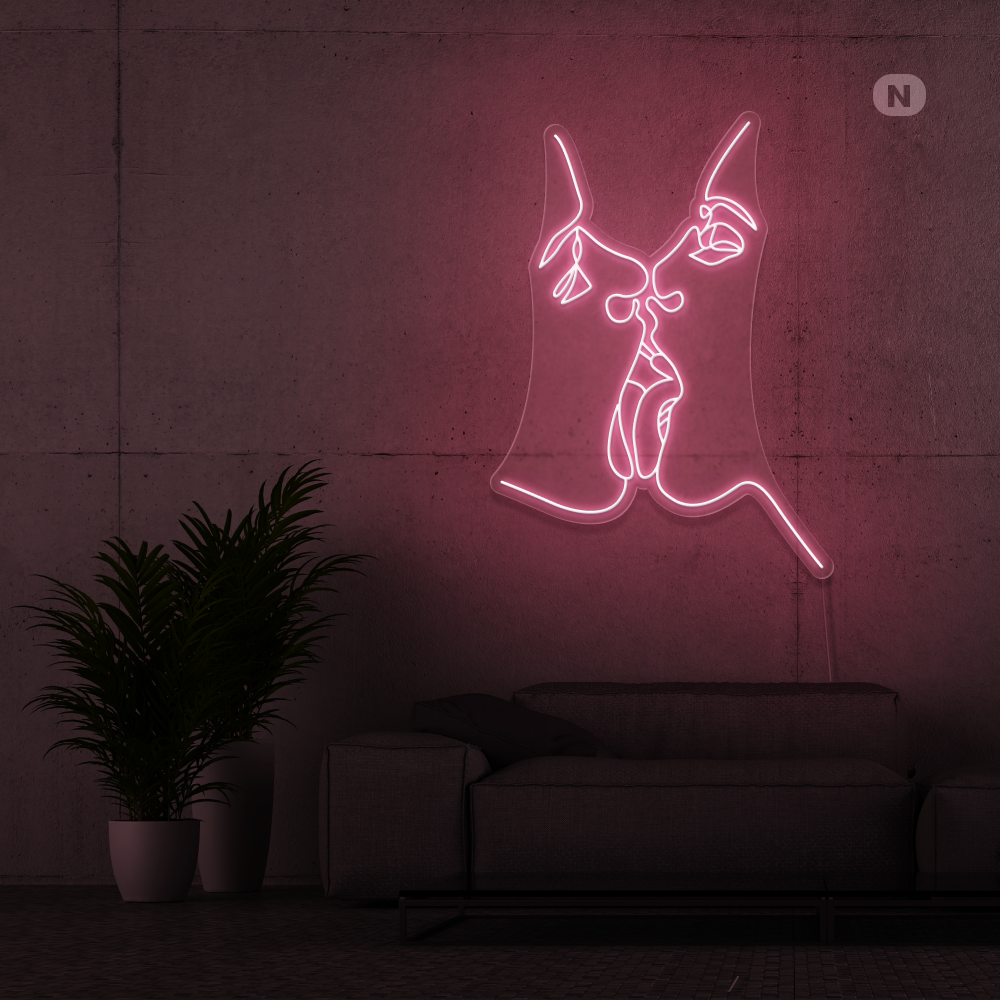 Neonskilt Del kærligheden