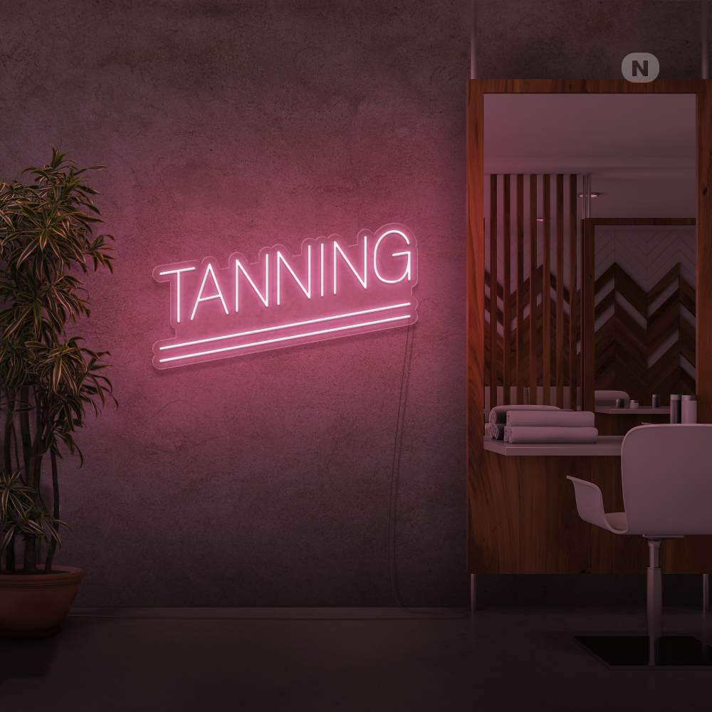 Neonskilt Tanning