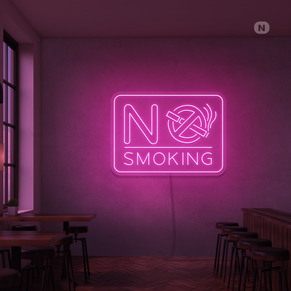 Neonskilt No Smoking