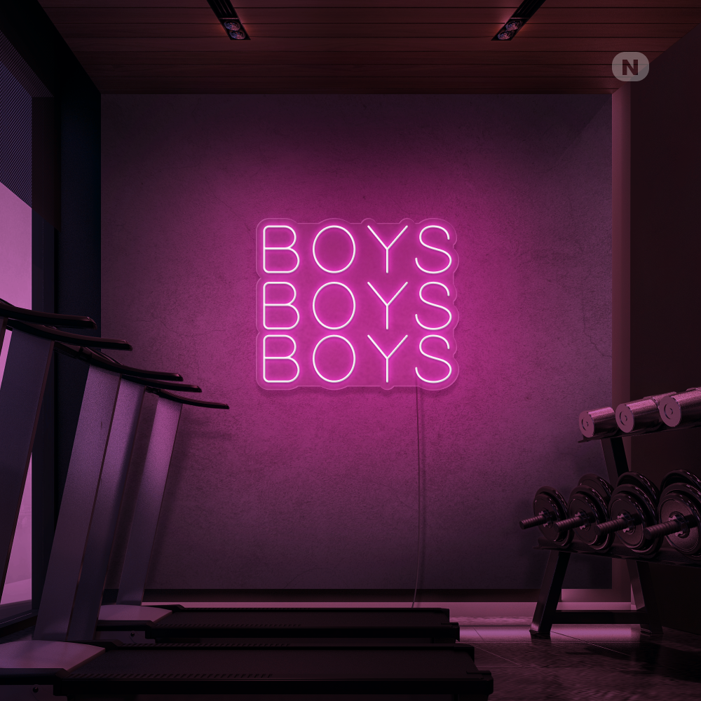 Neonskilt Boys Boys Boys