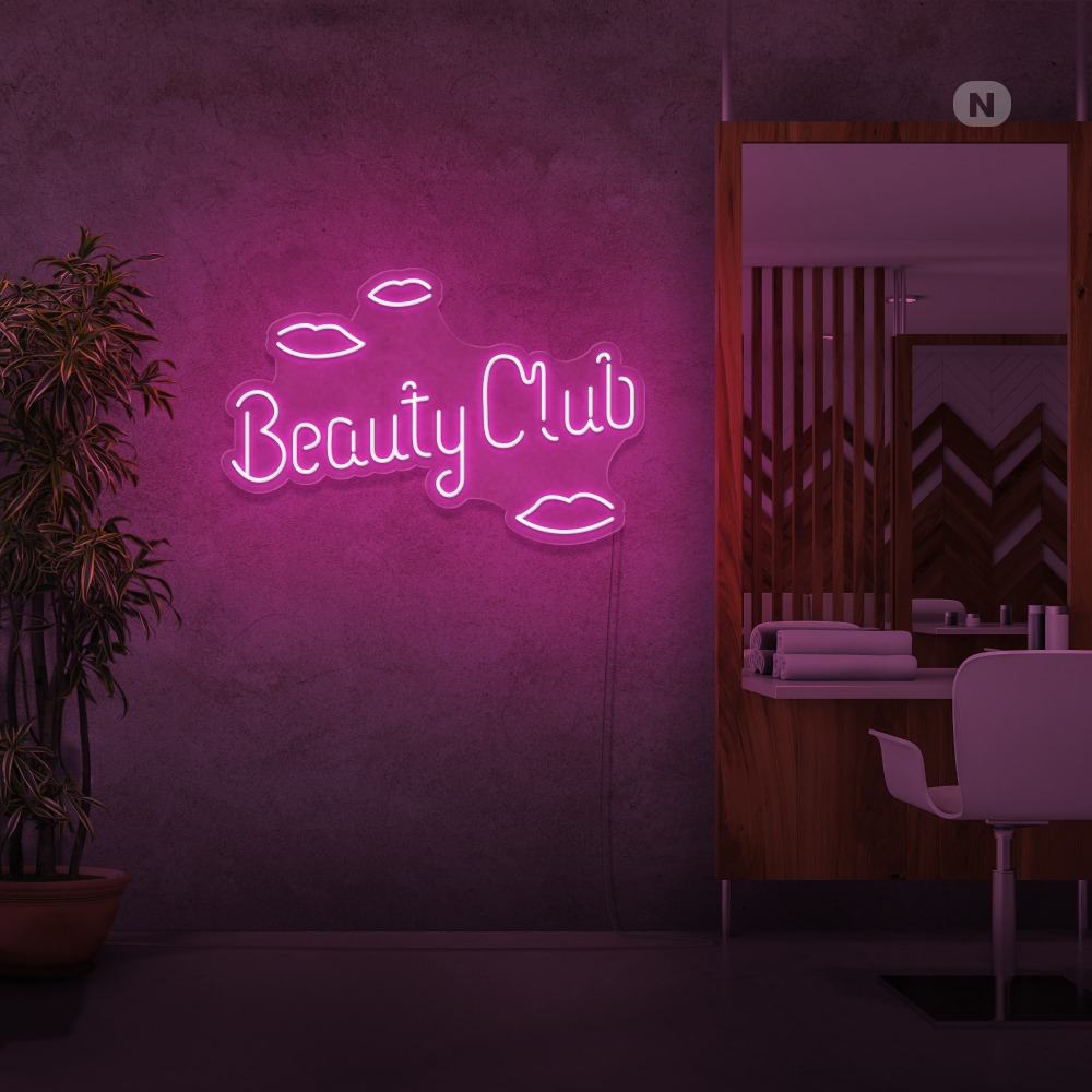 Neonskilt Beauty Club