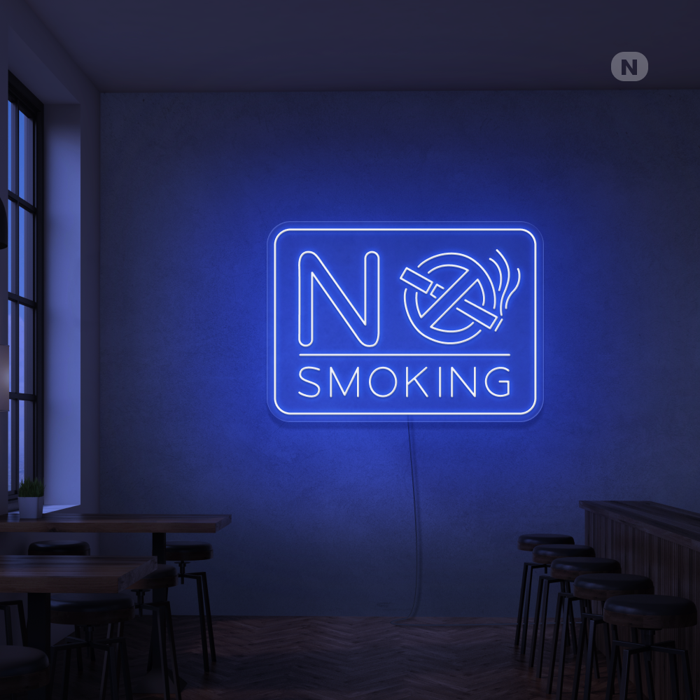 Neonskilt No Smoking