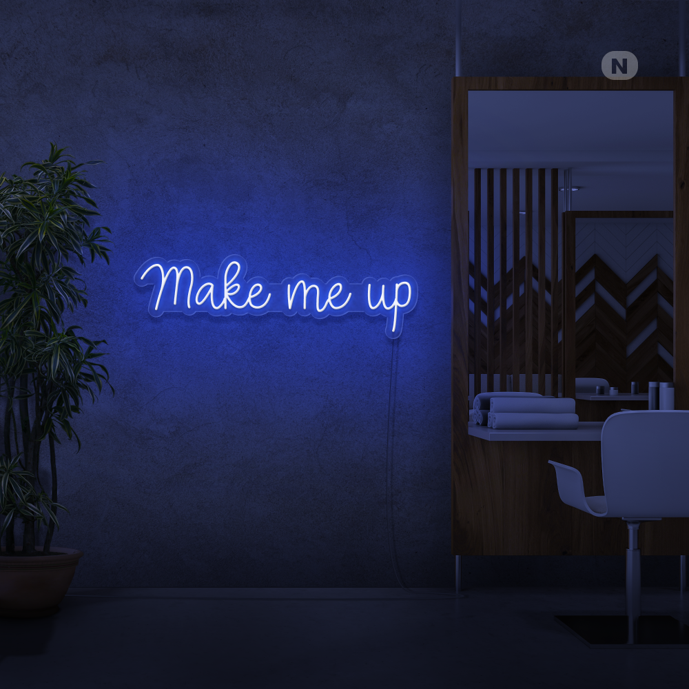 Neonskilt Make me up