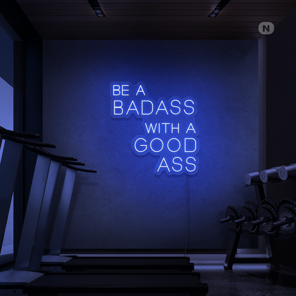 Neonskilt Gym Quote