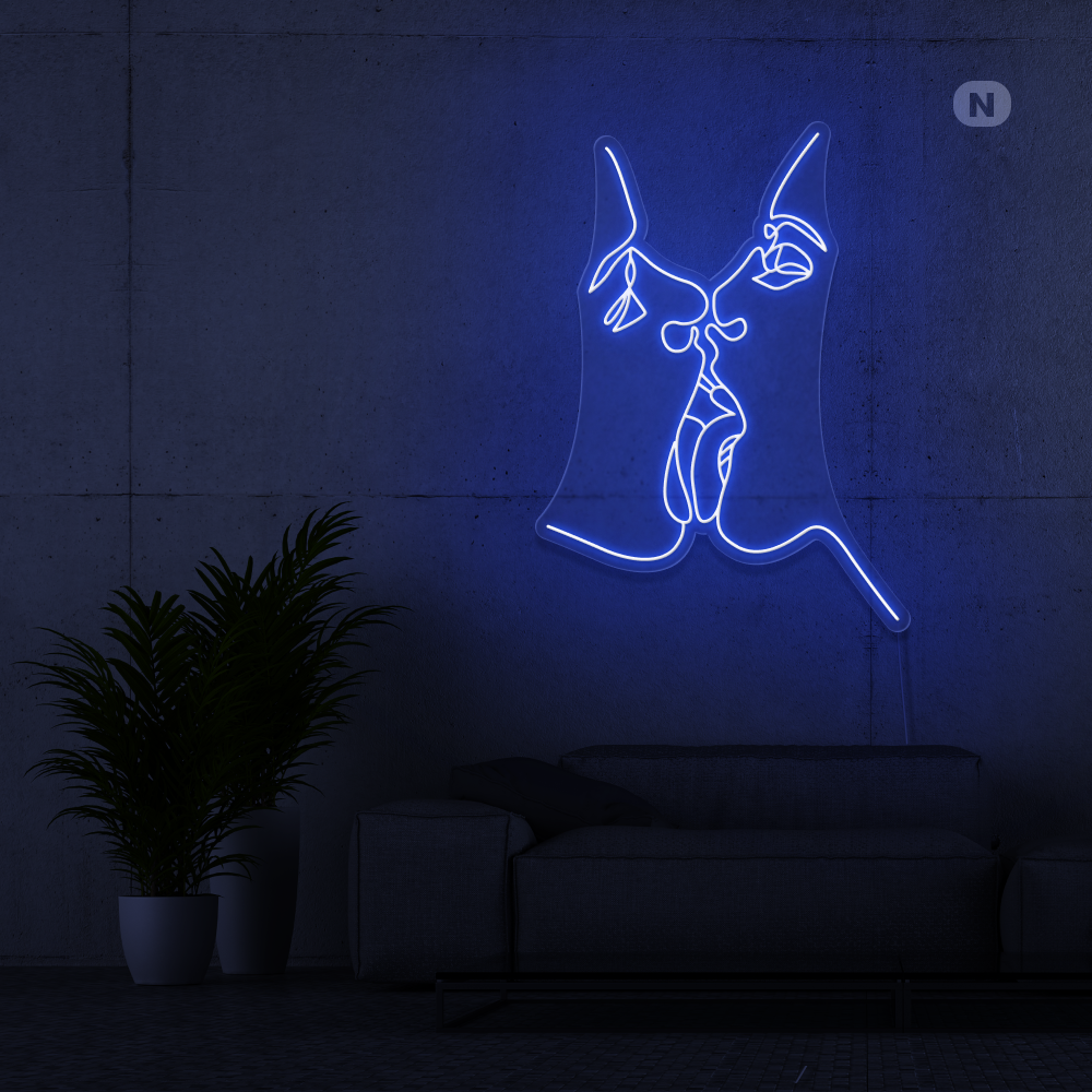 Neonskilt Del kærligheden