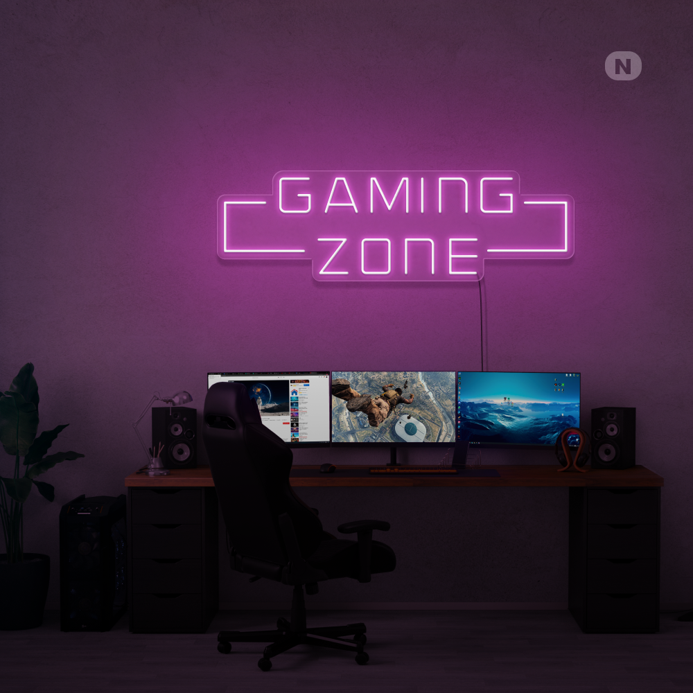 Neonskilt Gaming Zone