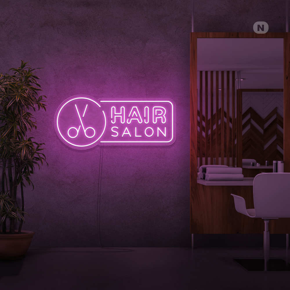 Neonskilt Hair Salon