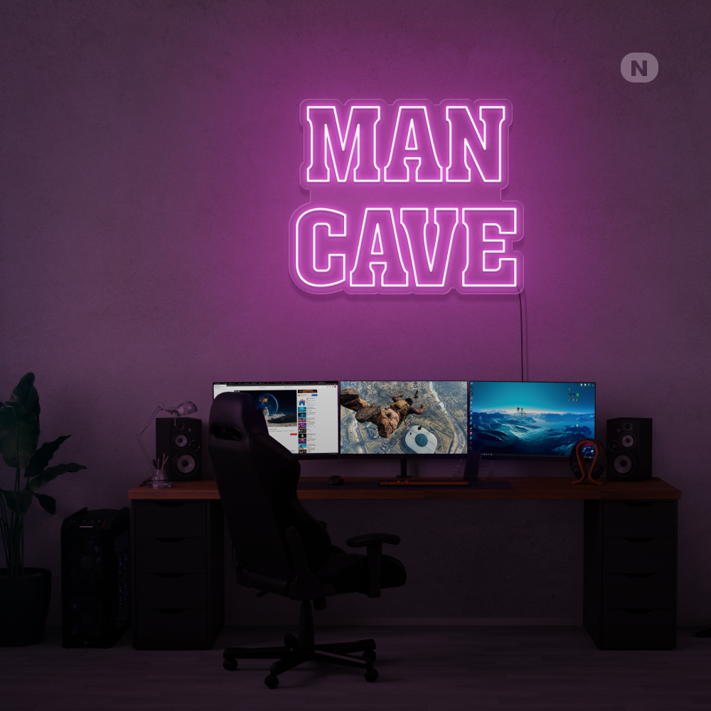 Neonskilt Man Cave