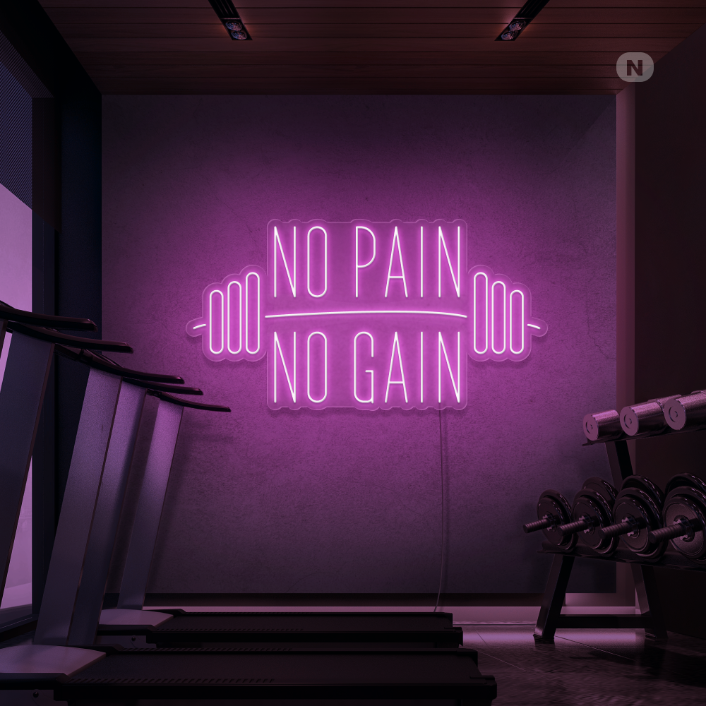 Neonskilt No Pain No Gain