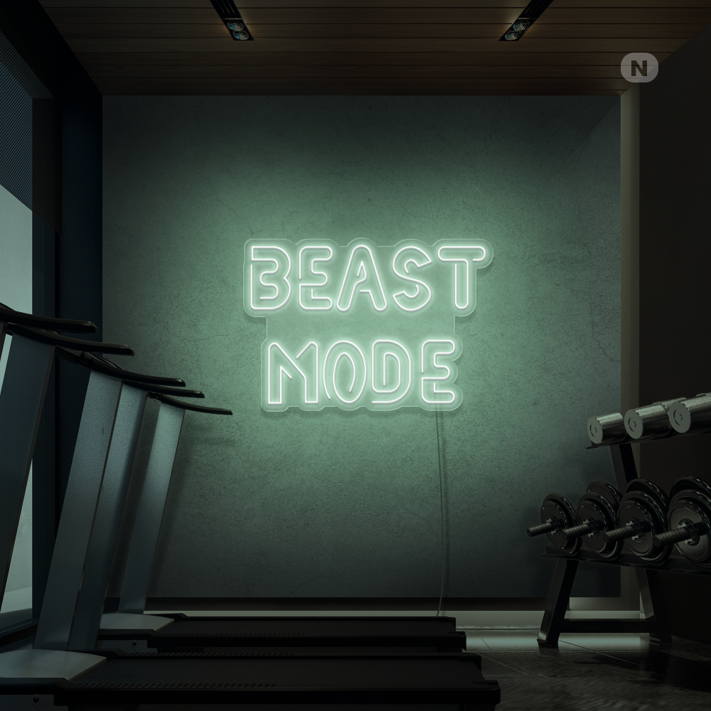 Neonskilt Beast Mode