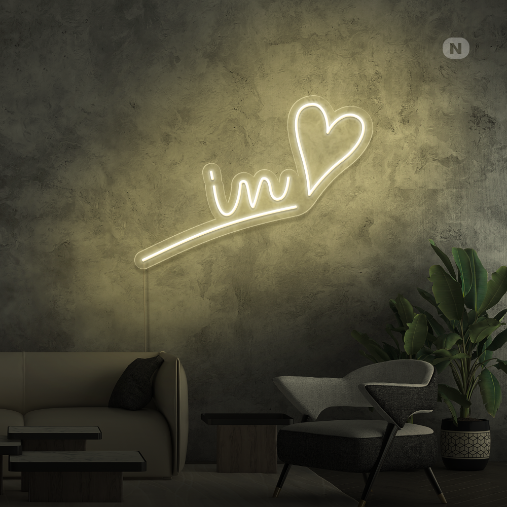 Neonskilt Forelsket